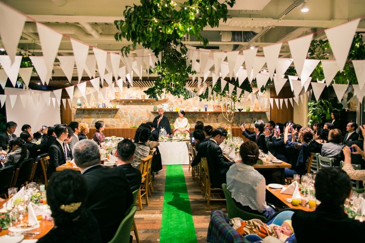 ウエディングDIYのガーランド