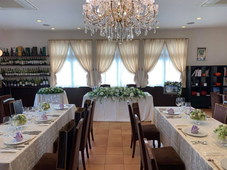 宗像フレンチレストランのウエディング