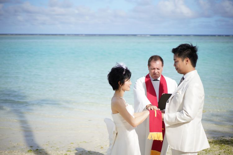 グアムでビーチウェディング