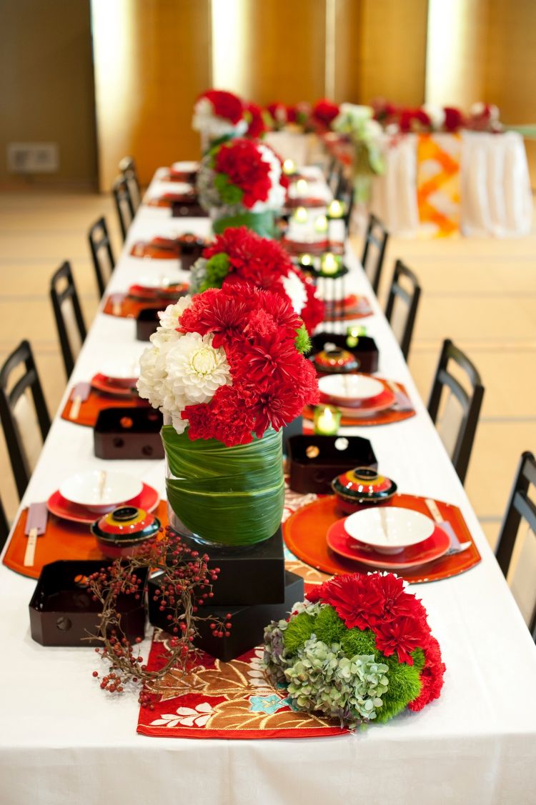 ダリアの和婚フラワー