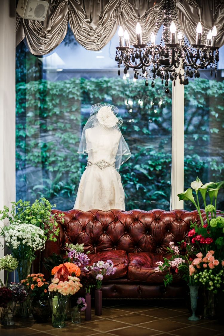 ソファー席のコーディネート