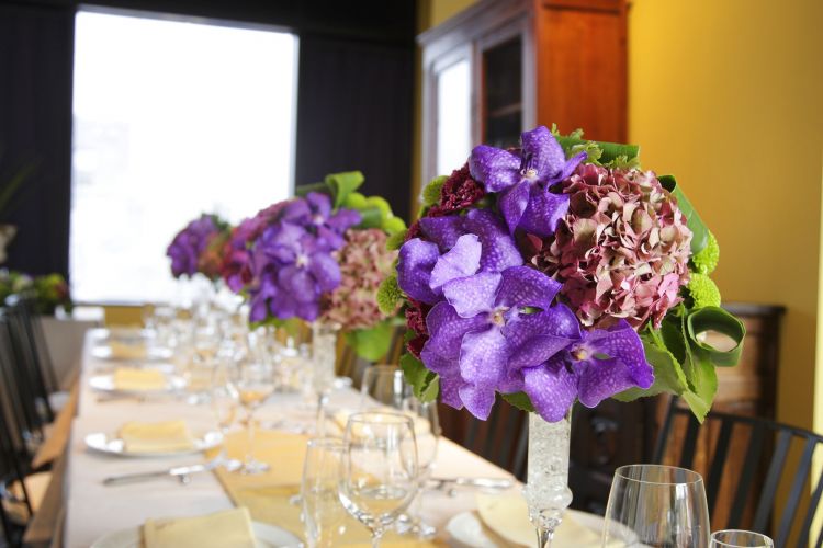 バンダのテーブルフラワー