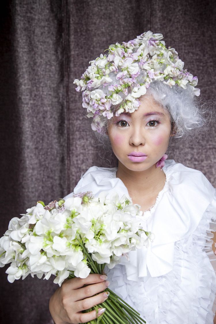 スイトピーのブーケ