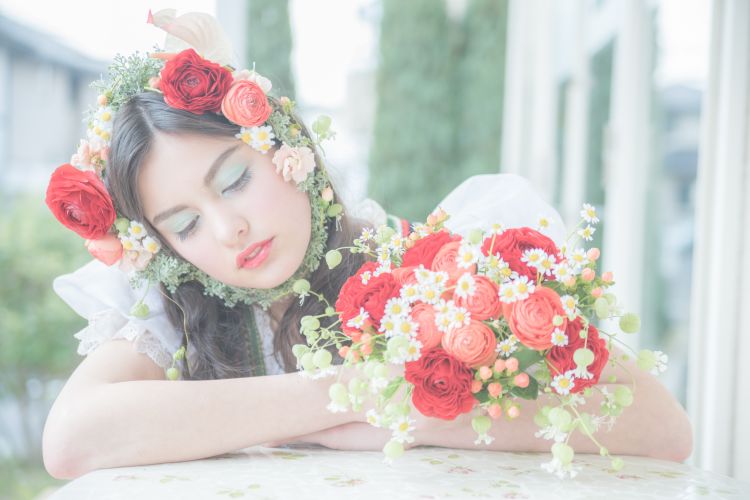 ラナンキュラスのブーケ