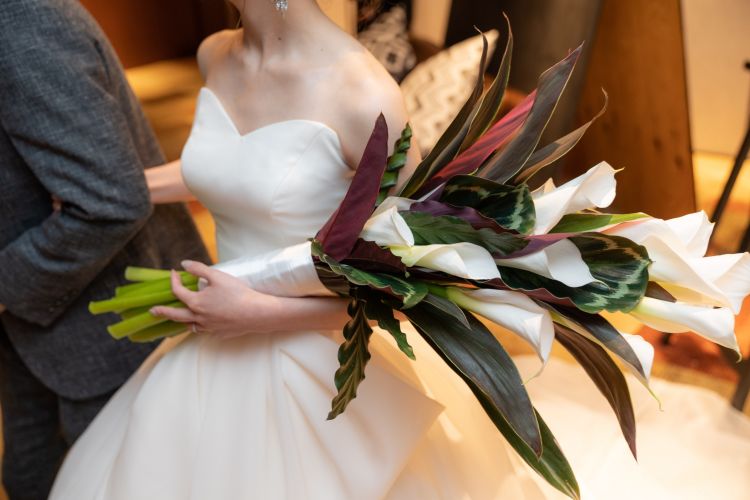 カラーのブーケ