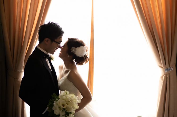 前撮りウェディング