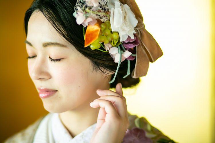 色打掛ヘアメイク