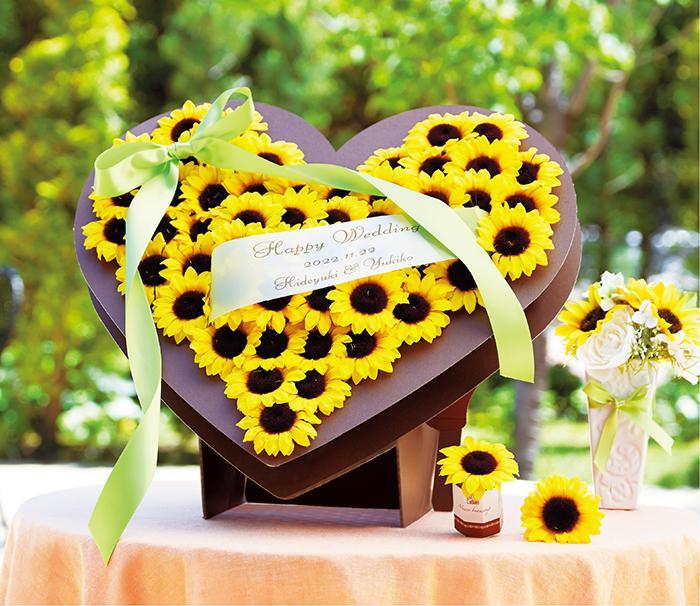 ひまわりガーデン53個セット￥２４６４０・サイズ360ｘ470x420mm・紅茶クッキー2枚ｘ53個・追加単品￥302